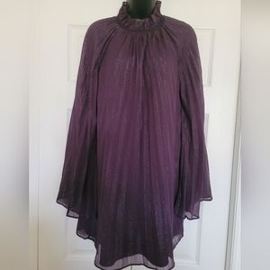 TJD Pleated Swing Dress M